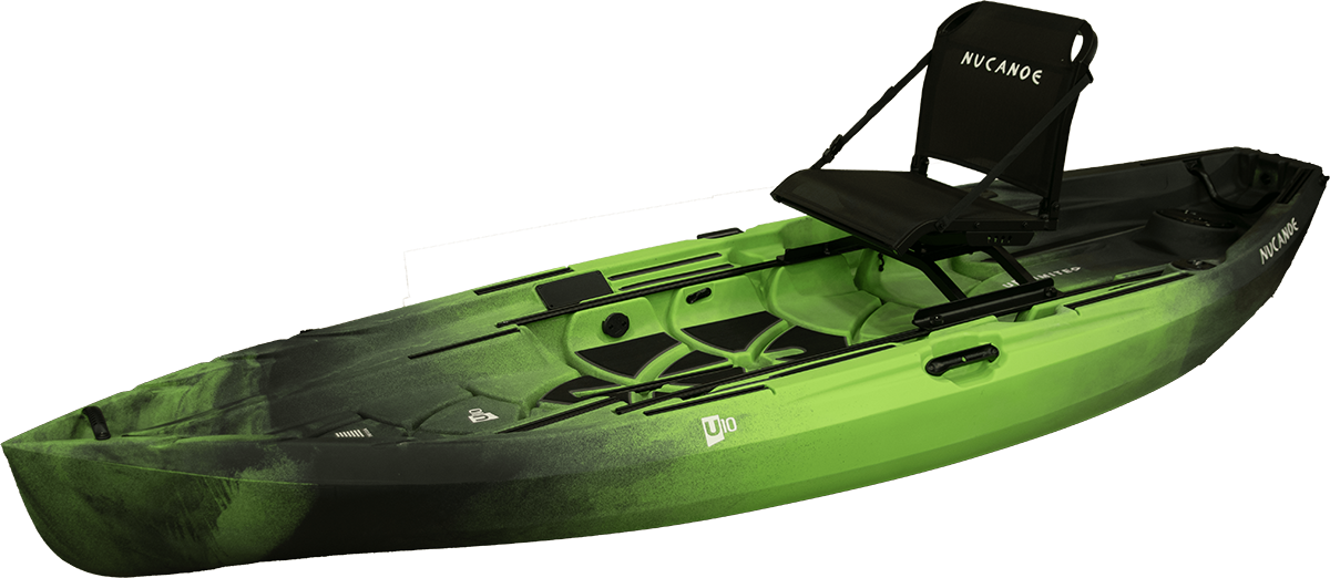 2023 NuCanoe Frontier 12 Kayak with Fusion 360 Seat | Patrol Blue