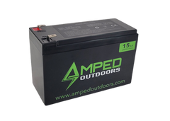 Amped Outdoors 15Ah Lithium Battery (LiFePO4)
