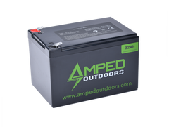 Amped Outdoors 32Ah Lithium Battery (14.8V NMC) with Charger