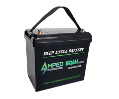 Amped Outdoors 60Ah 12V Battery Waterproof