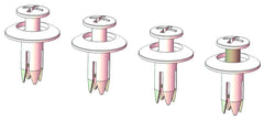 Yakima Windhsield Fairing Retainers
